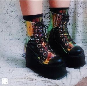 Demonia Swing-115 Platform Boots 🌀only worn twice